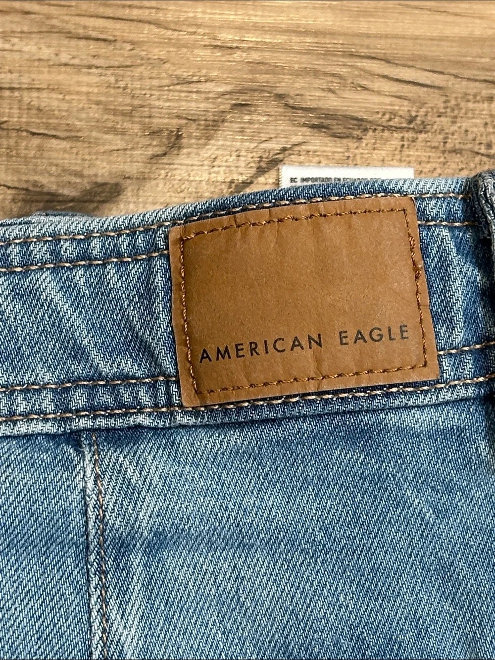 American Eagle Outfitters Light Blue Denim Mini Skort
